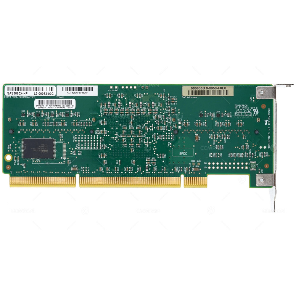 435709-001 HP RAID SAS CONTROLLER 2CHANNEL 8PORT PCI-X  LOW PROFILE - 435234-001, L3-00082-03A